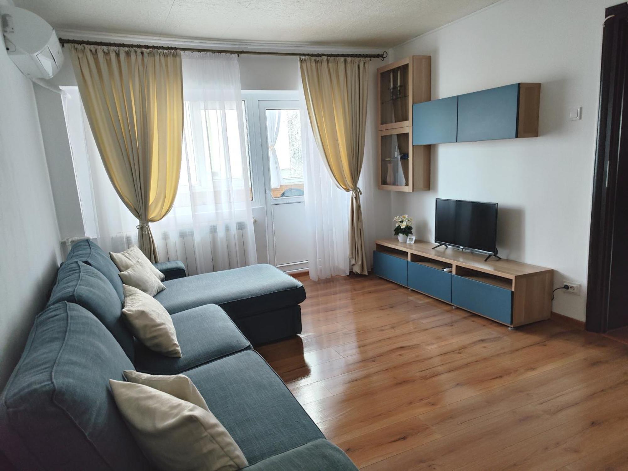 Platinum - Cu 3 Camere, 2 Dormitoare, 2 Bai, Bucatarie Complet Utilata, 2 Balcoane Apartment